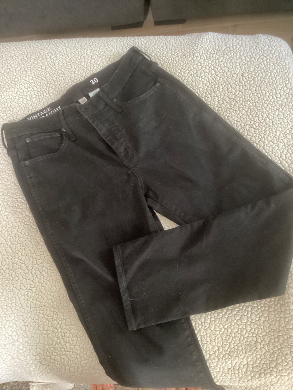 J. Crew Black Vintage Straight Jeans